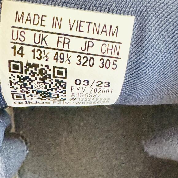 Adidas Shoes Mens 14 White Navy Ultra Boost Georgia Tech Limited Edition Sneaker - Picture 11 of 12